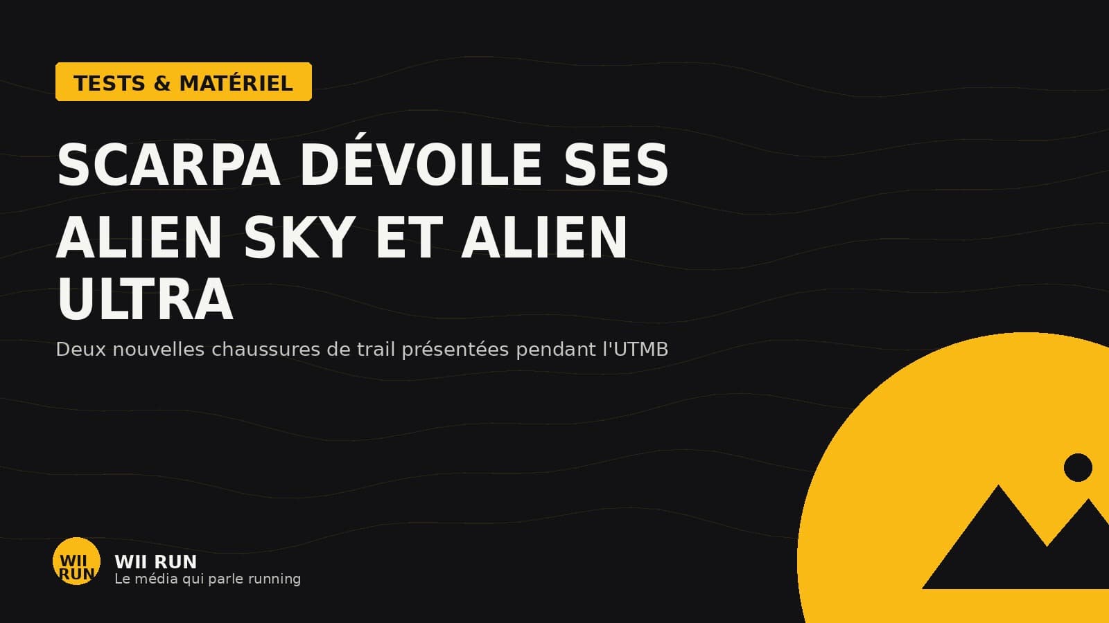 Scarpa dévoile ses nouvelles Alien Sky et Alien Ultra pendant l'UTMB
